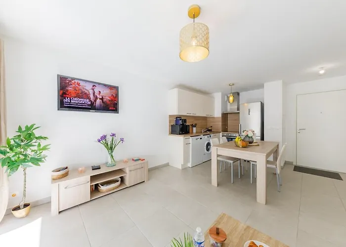 Lumineux T2 Avec Balcon, Netflix A شقة نيس